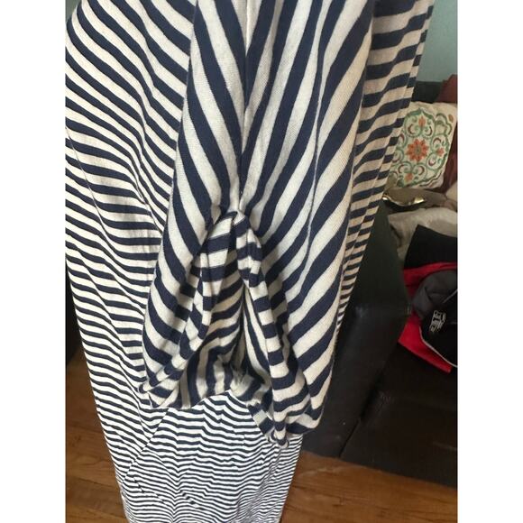 Stateside Coastal Stripe Turtleneck Midi Dress - Picture 3 of 7